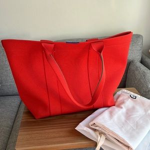 Rothy’s The Essential Tote in coral, unused